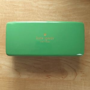 Kate Spade glasses case with cleaning cloth. NWOT